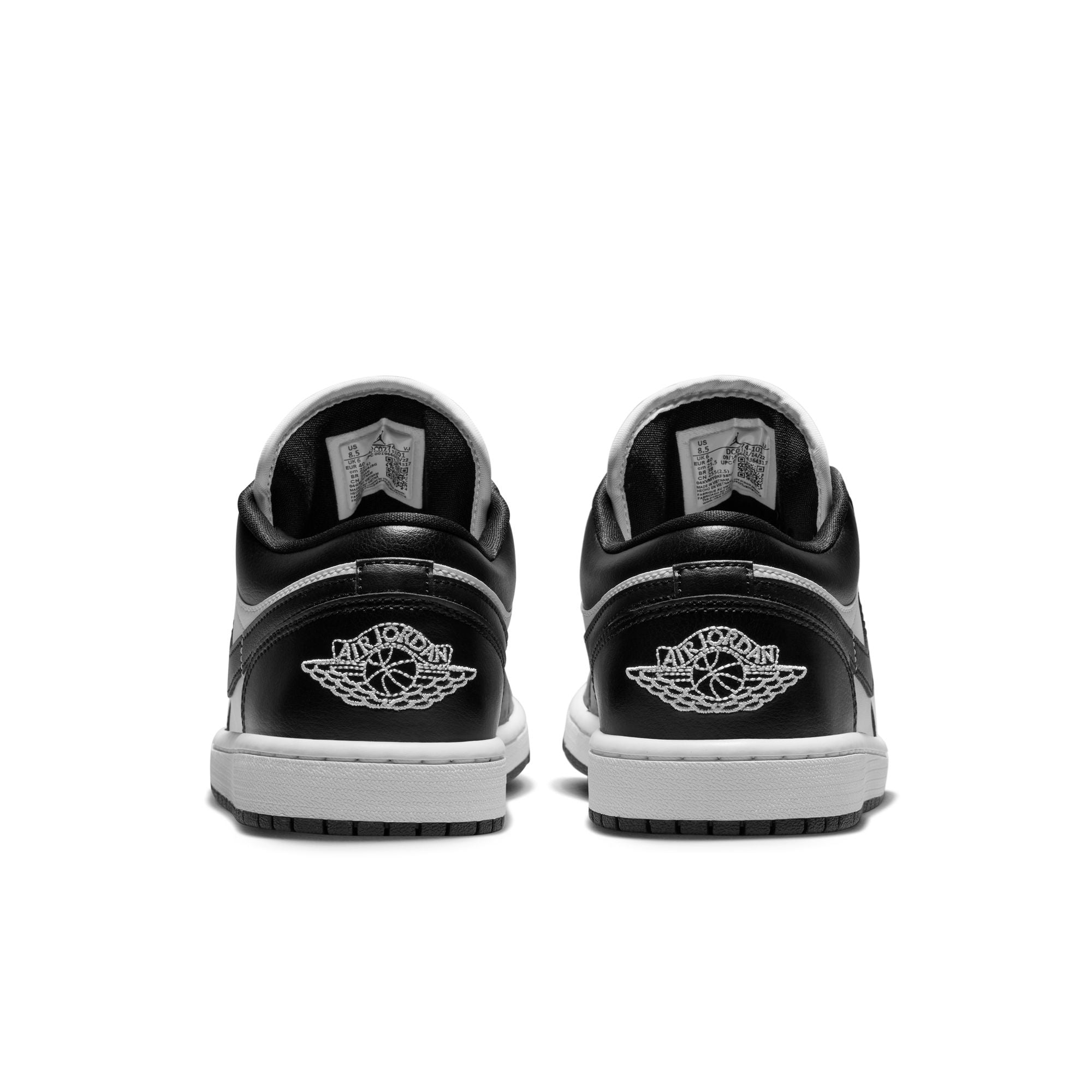 Womens Air Jordan 1 Low 'White/Black'