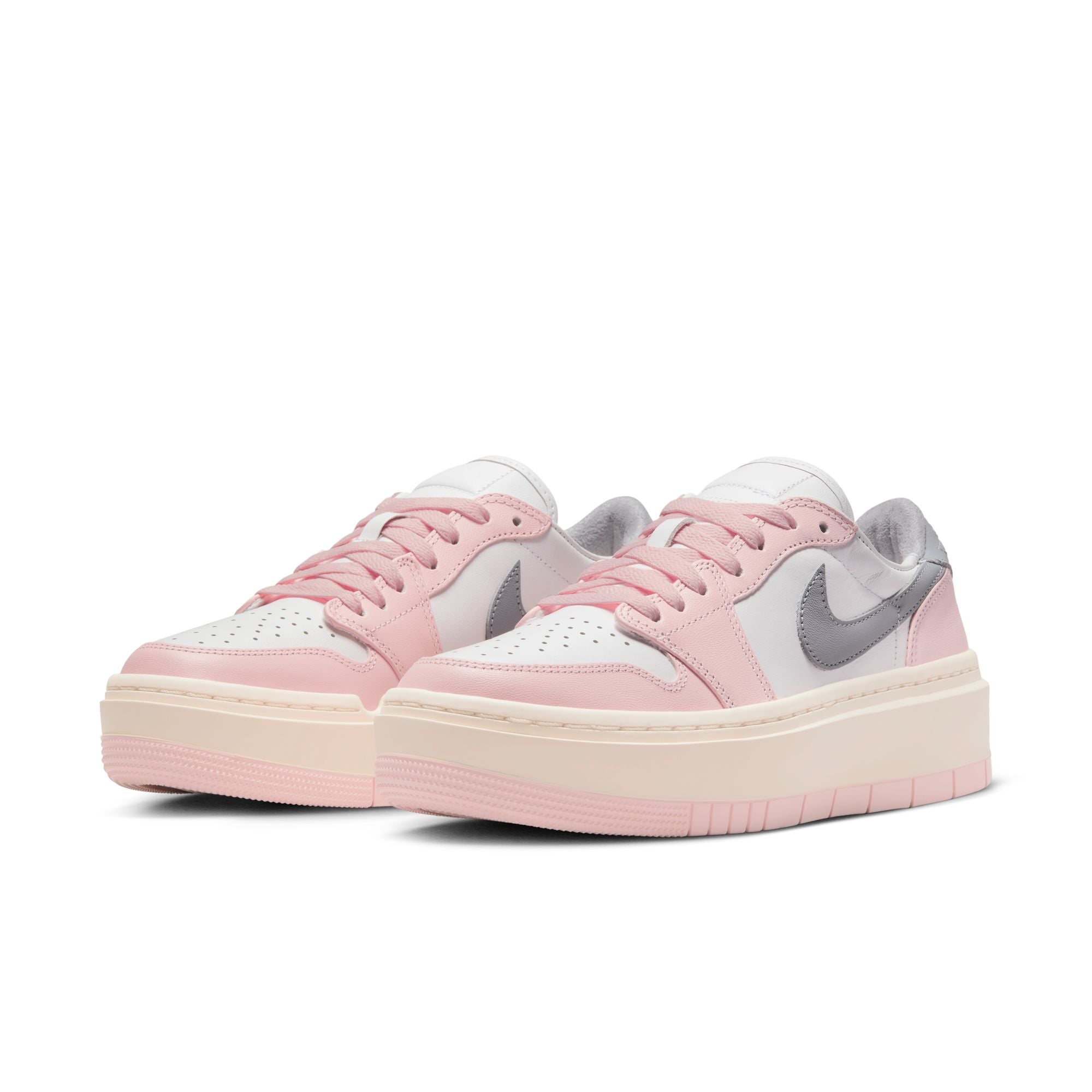 Womens Air Jordan 1 Elevate Low 'White/Guava Ice'