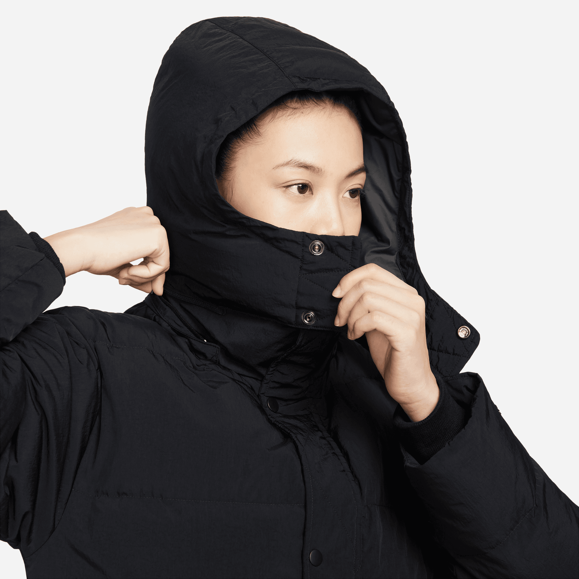 Womens Jordan Flight Parka 'Black'