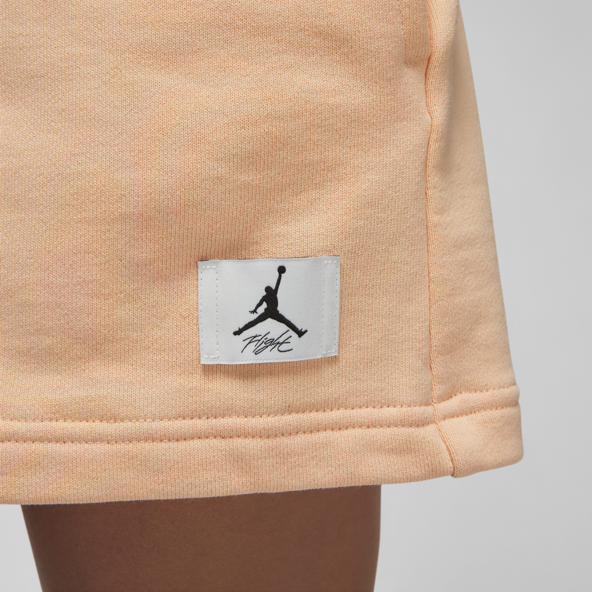 Womens Jordan Flight Fleece Shorts 'Light Sienna'