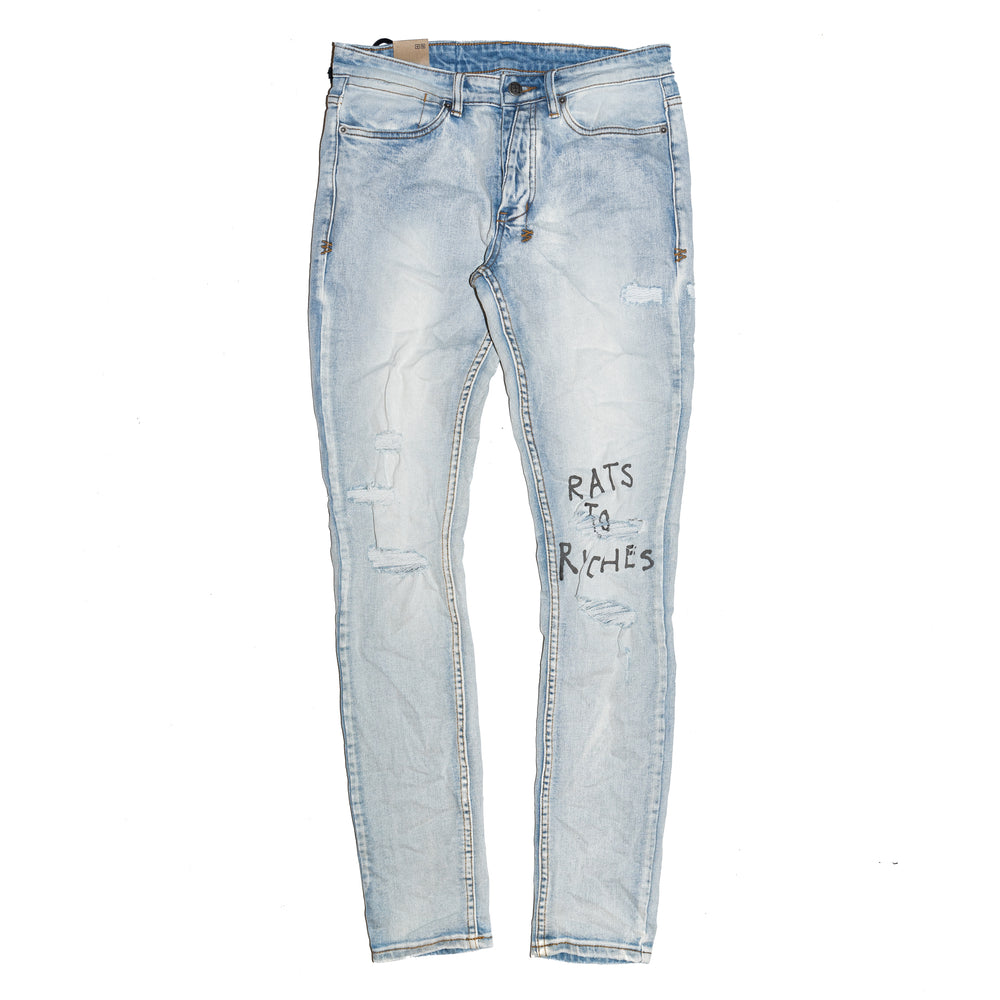 Ksubi Van Winkle Rats to Riches Trashed Jeans – Sole Classics