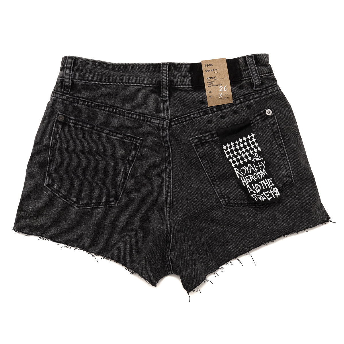 Womens Ksubi Kali Denim Shorts 'Black' – Sole Classics