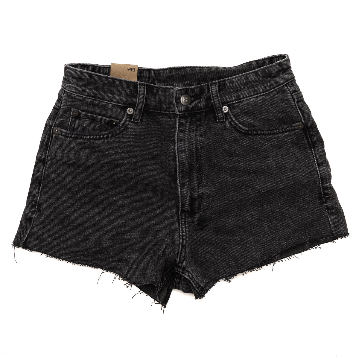 Womens Ksubi Kali Denim Shorts 'Black'