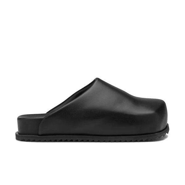 Yume Yume Womens Truck Slide 'Black Bio Leather'